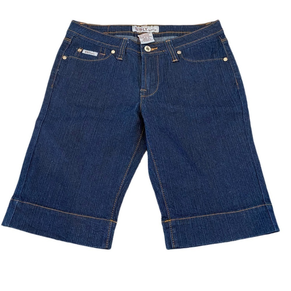 Sisly Jeans size 5 Blue jean long shorts